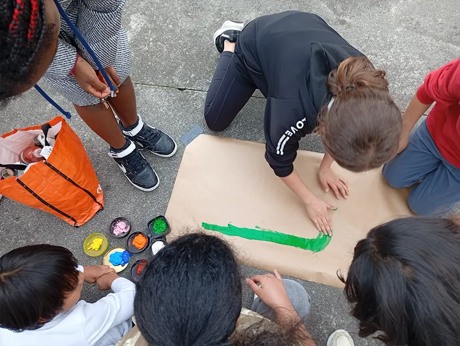 Taller con niños