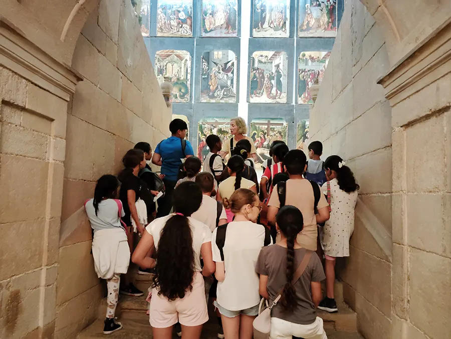 Visita guiada con niños